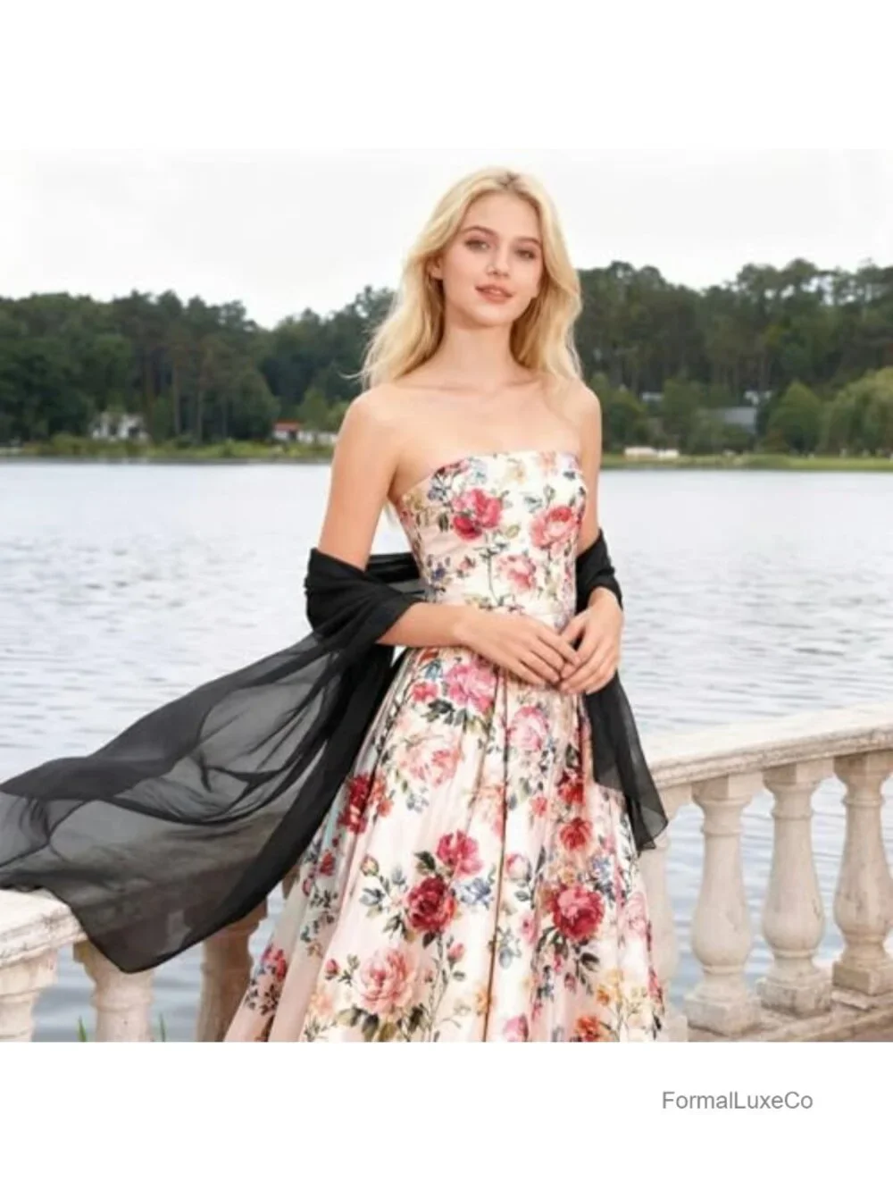 Chiffon Shawl Wrap Lightweight Scarf for Evening Dresses Prom Dating Silky